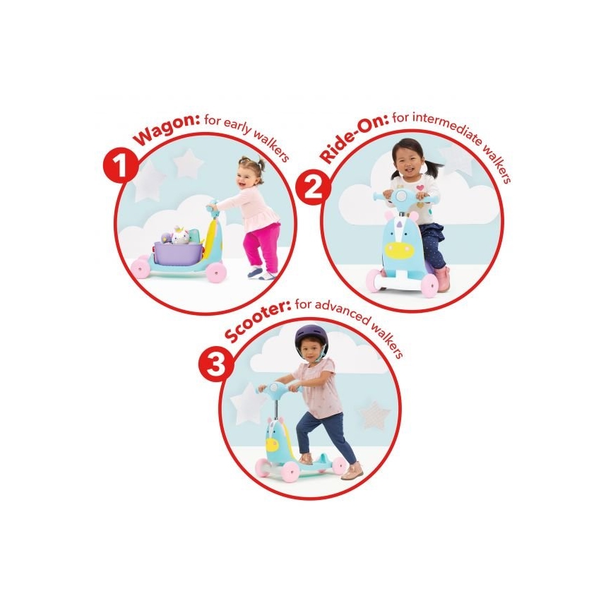 Skip Hop – Laufrad 3in1 ZOO Einhorn
