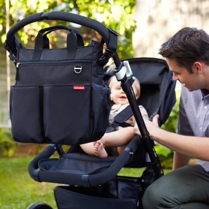 Skip Hop - Wickeltasche DUO SIGNATURE für den Kinderwagen, schwarz