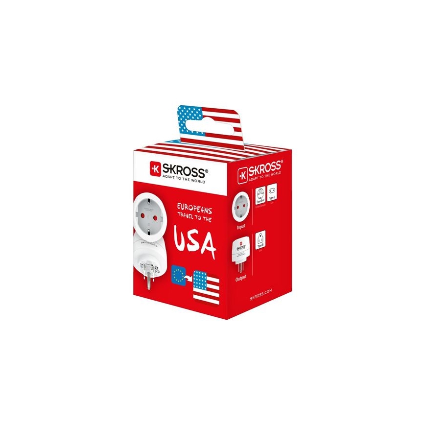 SKROSS - Reiseadapter USA 15A