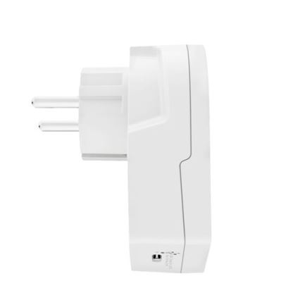 Reiseadapter Europe USB C20PD – ideal für internationale Reisende in der Tschechischen Republik, USB‑C 20W, Typ E/F