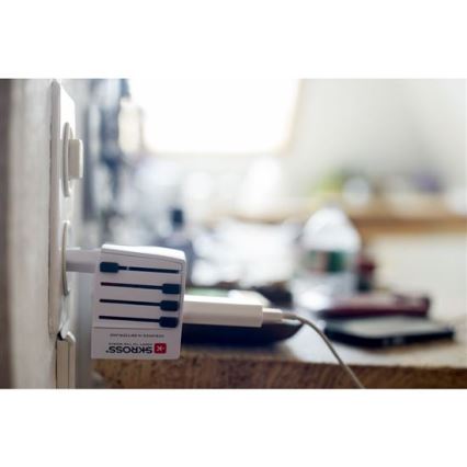 Reiseadapter MUV USB AC USB A+C 15W