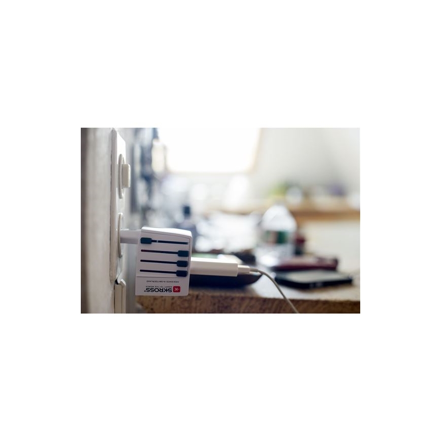 Reiseadapter MUV USB AC USB A+C 15W