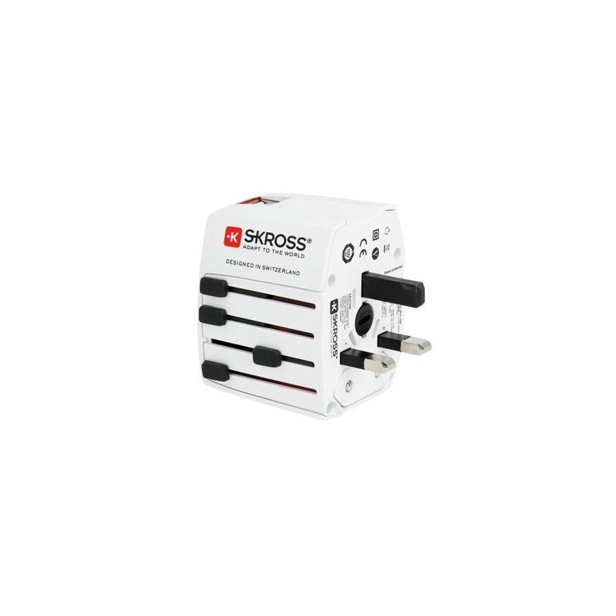 Reiseadapter MUV USB AC USB A+C 15W