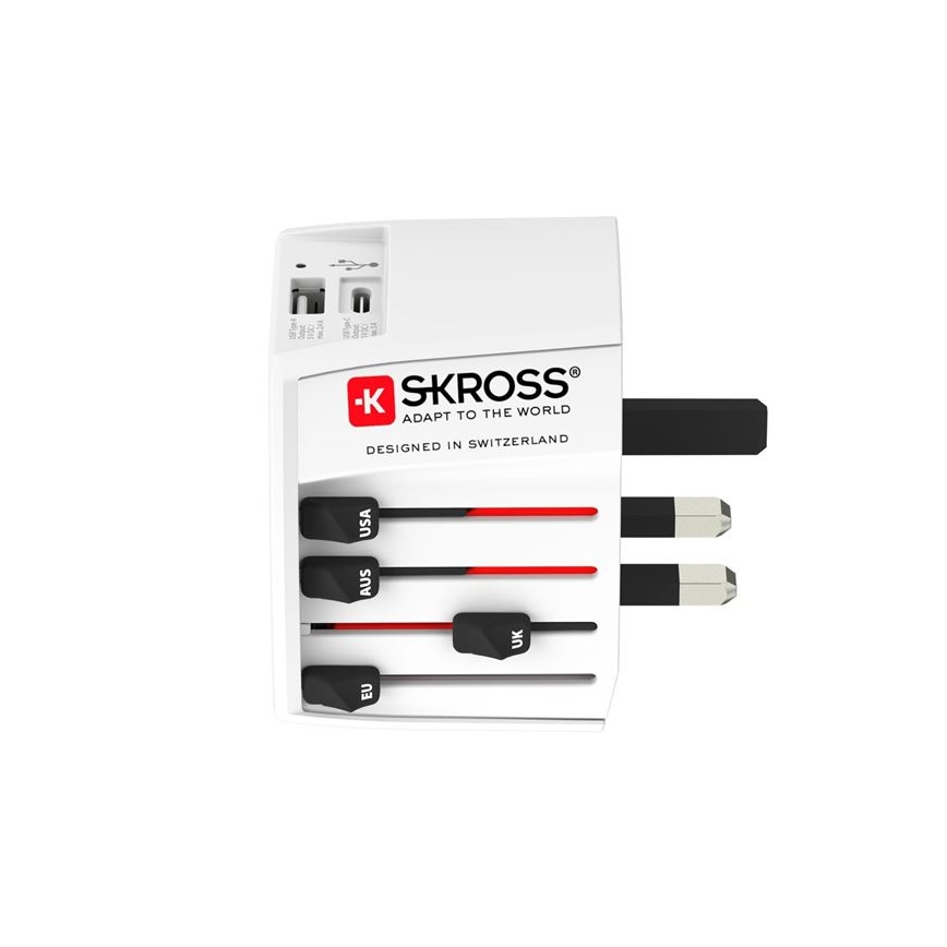 Reiseadapter Typ M für Südafrika, Afrika und den Nahen Osten