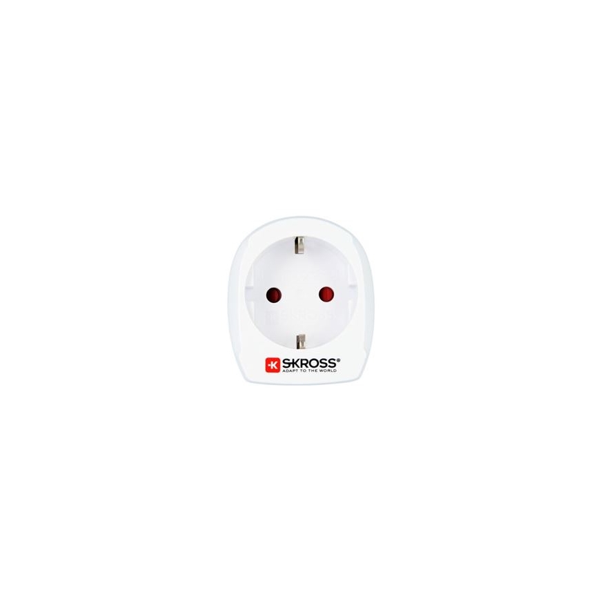 Reiseadapter für Dänemark Typ K