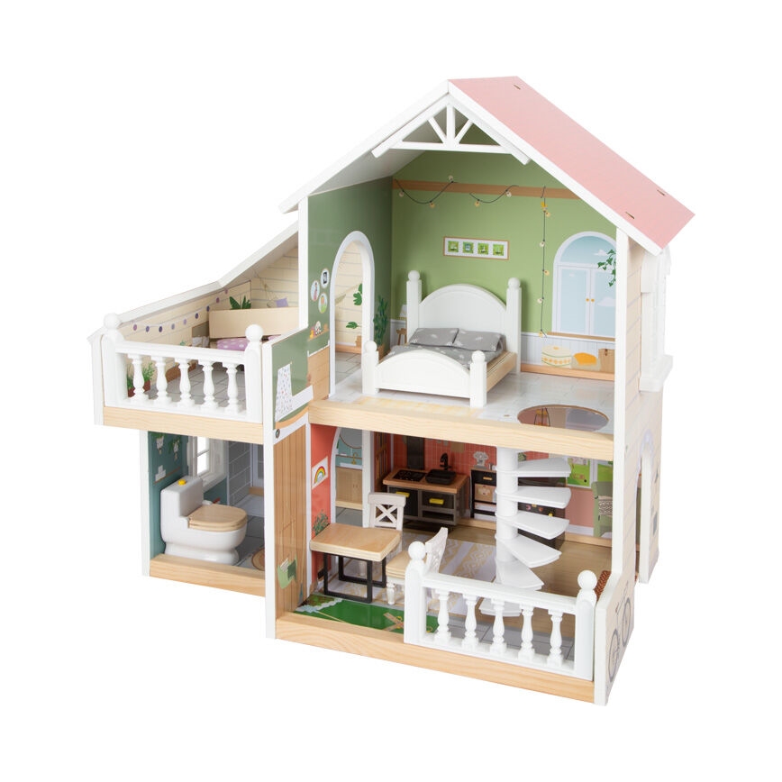 Small Foot - Puppenhaus aus Holz Villa