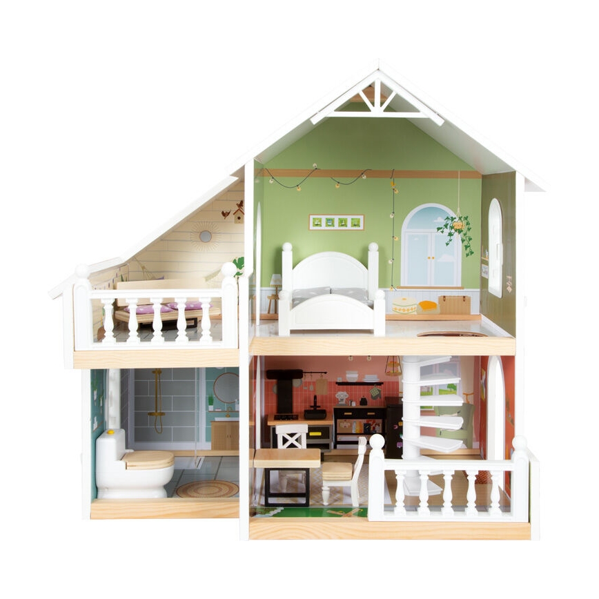 Small Foot - Puppenhaus aus Holz Villa