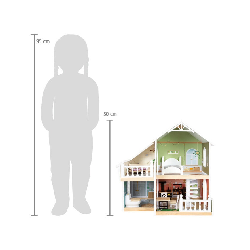 Small Foot - Puppenhaus aus Holz Villa