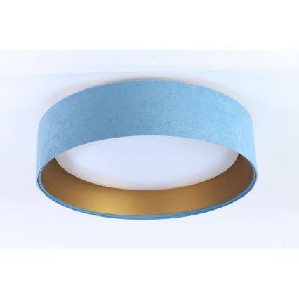 LED Dimmbares Deckenleuchte SMART GALAXY LED/24W/230V Ø 44 cm Hellblau/Gold 3000-6500K + Fernbedienung