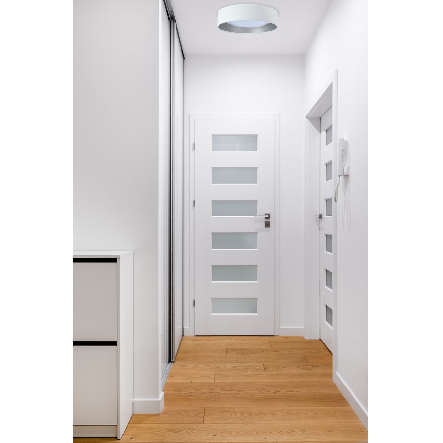 LED Dimmbares Deckenleuchte SMART GALAXY LED/24W/230V Ø 44 cm Weiß/Silber 3000-6500K + Fernbedienung