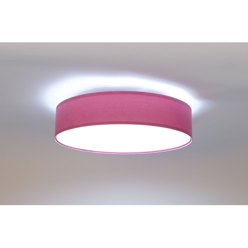 LED Dimmbares Deckenleuchte SMART GALAXY LED/24W/230V Ø 44 cm Rosa/Silber 3000-6500K + Fernbedienung