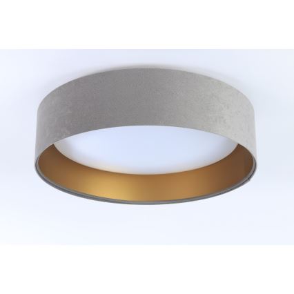 LED Dimmbares Deckenleuchte SMART GALAXY LED/24W/230V Ø 44 cm Grau/Gold 3000-6500K + Fernbedienung