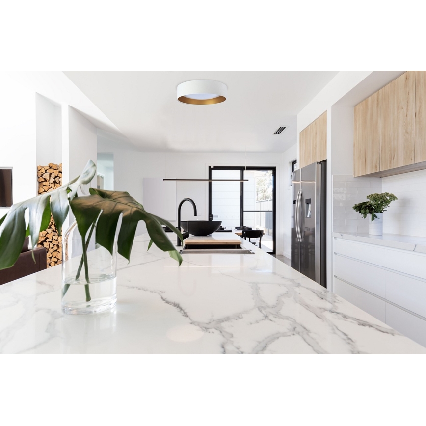 LED Dimmbares Deckenleuchte SMART GALAXY LED/24W/230V Ø 44 cm Weiß/Gold 3000-6500K + Fernbedienung