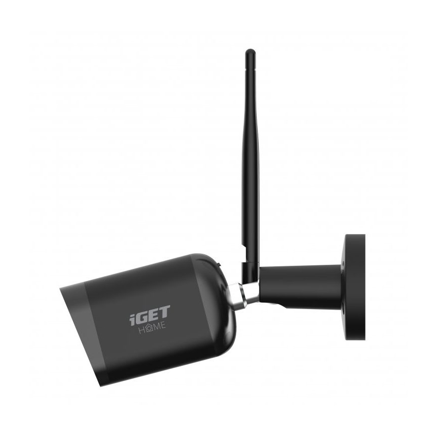 Smart-Kamera für den Außenbereich mit Sensor Full-HD 1080p 12V IP65 Wi-Fi Tuya schwarz