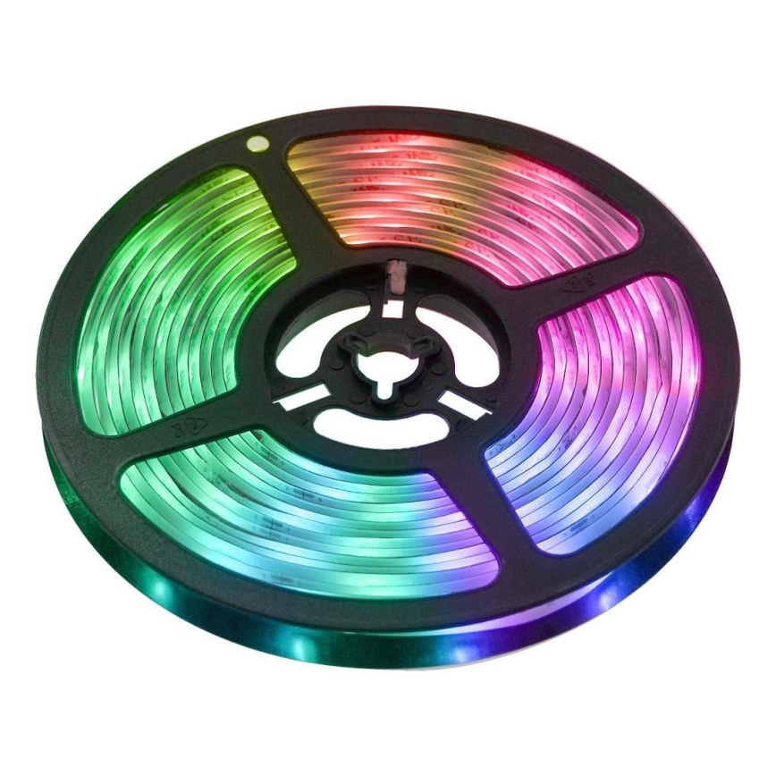Smart LED-RGBW-Streifen (dimmbar) 5m LED/230V 2700-6500K Wi-Fi Tuya + Fernbedienung