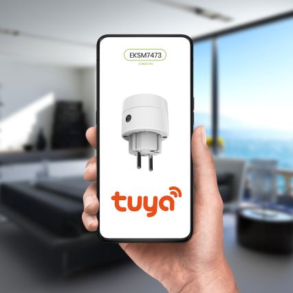 Smart-Steckdose 2300W/230V/10A Wi-Fi Tuya