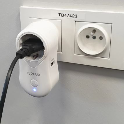 Smart-Steckdose SMART 3400W/230V Wi-Fi Tuya + USB SCHUKO