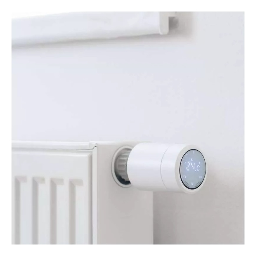 Smart-Thermostatkopf mit LCD-Display GoSmart M30x1,5 2xAA/1,5V Tuya
