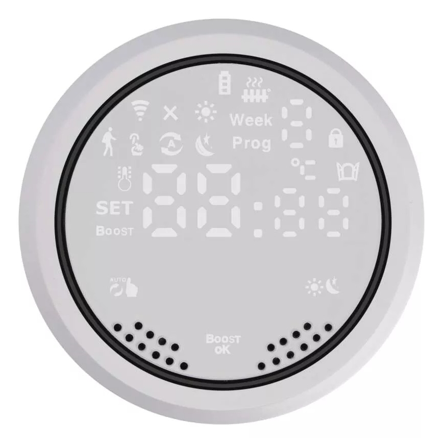 Smart-Thermostatkopf mit LCD-Display GoSmart M30x1,5 2xAA/1,5V Tuya