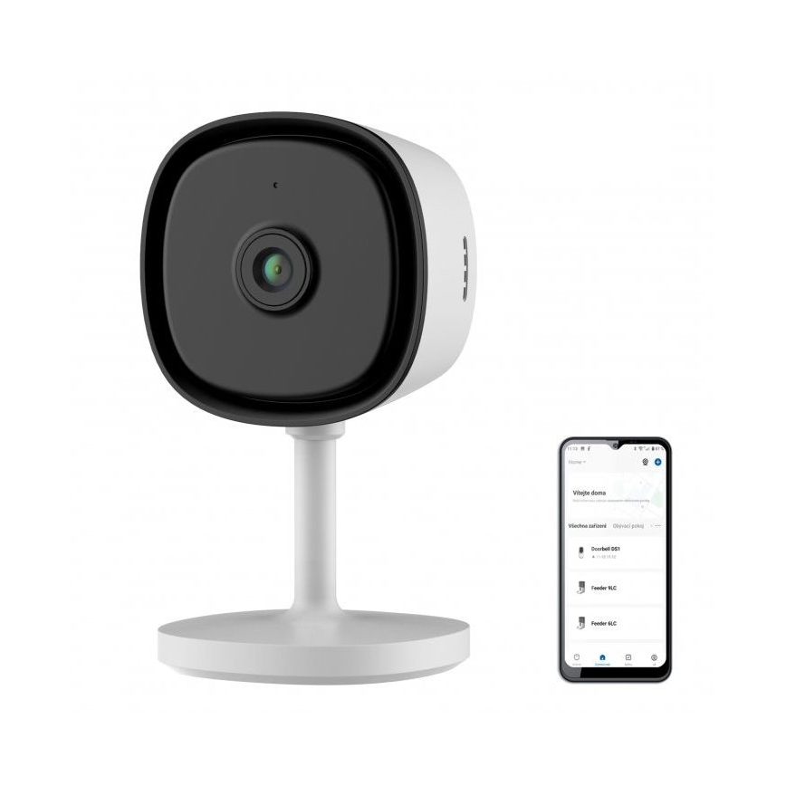 Smarte Innenkamera mit Sensor Full HD 1080p 5V Wi-Fi weiß