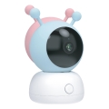 Smartes Babyphone mit Bewegungsmelder 2K 5V Wi-Fi Tuya rosa/blau