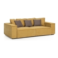 Sofa BOLZANO gelb/braun