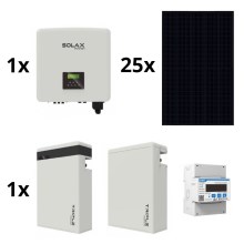 Sol. Kit: SOLAX Power - 10kWp RISEN Full Black + 10kW SOLAX Wechselrichter 3f + 11,6 kWh Batterie
