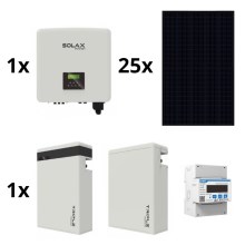 Sol. Kit: SOLAX Power - 10kWp RISEN Full Black + 15kW SOLAX Wechselrichter 3p + 11,6 kWh Batterie