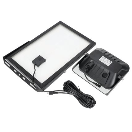 Solar-Außenstrahler mit Sensor LED/30W/6,4V 4000K IP65 + Fernbedienung