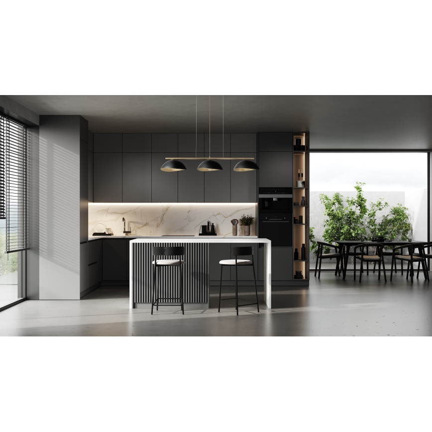 Deckenleuchte an Kabel SOLAR 3xE27/60W/230V goldfarben