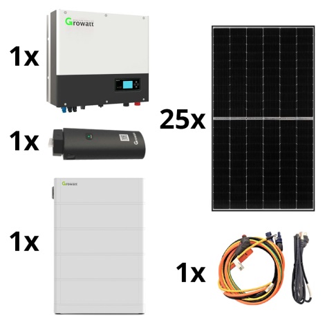 10kWp Solaranlage inkl. Growatt Wechselrichter PV Speicher