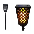 Solar-LED-Leuchte mit Sensor LED/0,6W/5,5V IP65 2000 mAh 107 cm schwarz