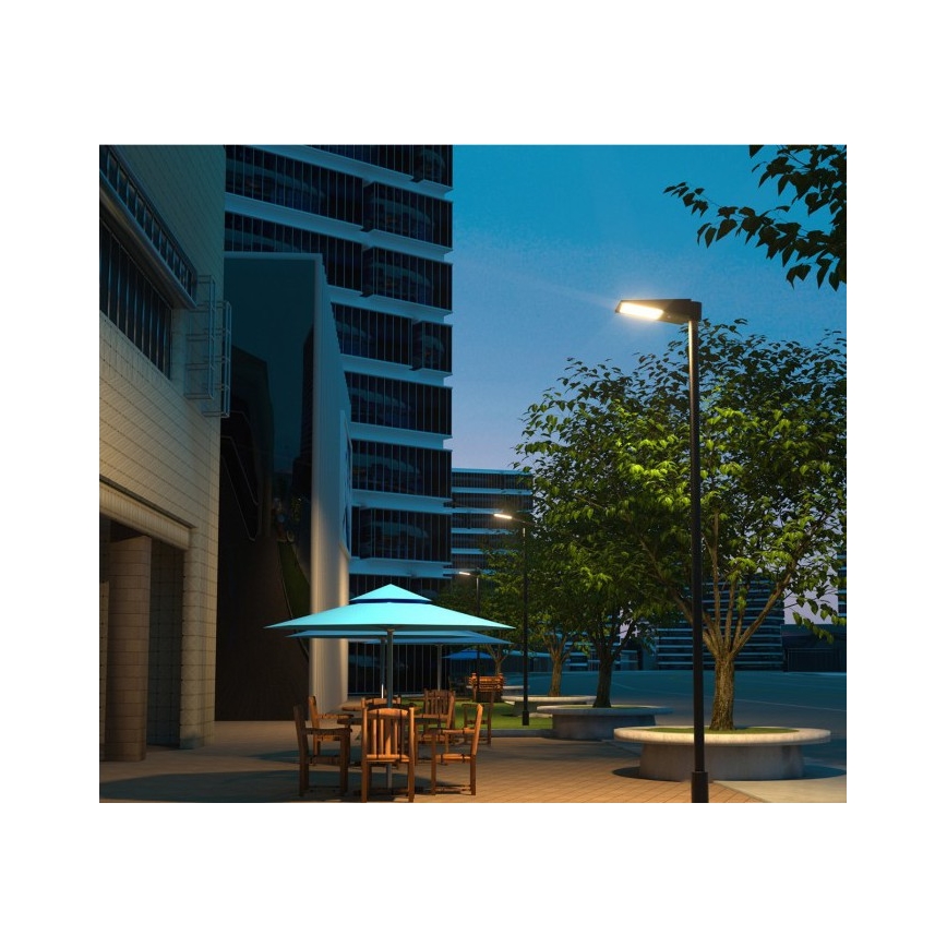 Dimmbare LED-Solar-Straßenleuchte mit Sensor STREET LED/30W/9,6V 3000/4000K 6000 mAh IP65 + Fernbedienung