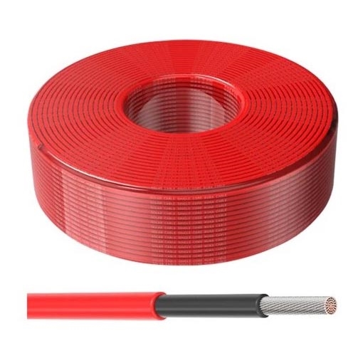 Solarkabel 4mm² 1500V 100m IP65 rot