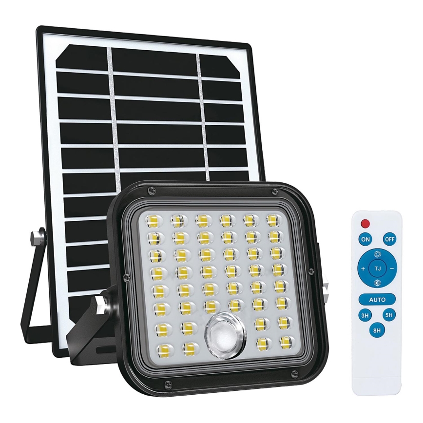 Solarstrahler für den Außenbereich mit Sensor LED/10W/3,7V 4000K IP65 + Fernbedienung