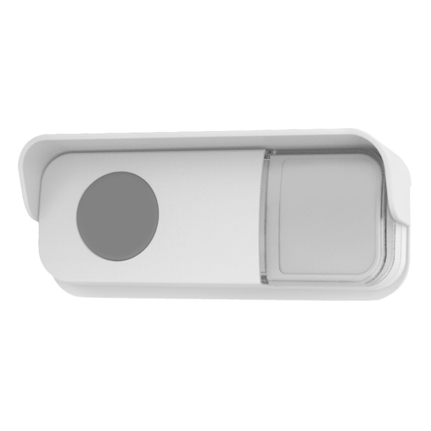 Kabellose Steckdosen-Türklingel 230V + 2x Knopf- 2xCR2032 IP56 weiß