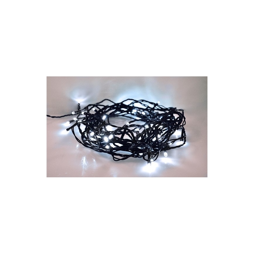 LED Weihnachtskette 200xLED/8 Funktionen 15m IP44 kaltweiß