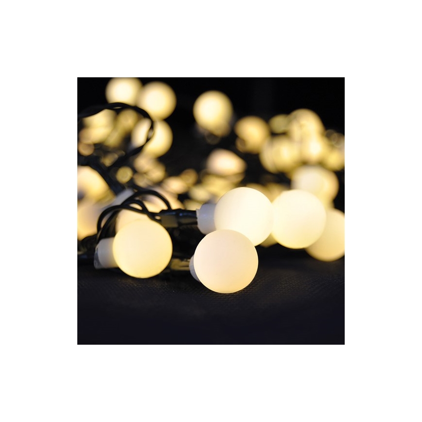 RGB-LED Lichterkette, dimmbar, für den Außenbereich, 200 LEDs, 8 Funktionen, 25 m, IP44, mit Fernbedienung