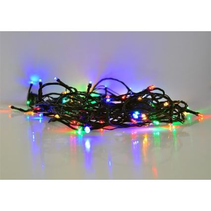 LED-Außen-Weihnachtslichterkette 100xLED/8 Funktionen IP44 13m mehrfarbig