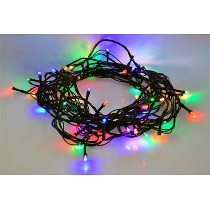 LED-Weihnachtslichterkette für Außenbereiche 100xLED/8 Funktionen IP44 13m mehrfarbig