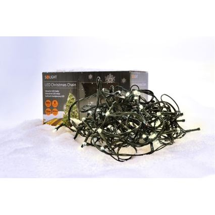 LED Weihnachtskette für Außen 100xLED/230V 10m IP44 warmweiß