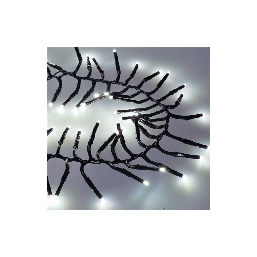 LED Außen-Lichterkette 576xLED/8 Funktionen 8 m IP44 kaltweiß + Fernbedienung