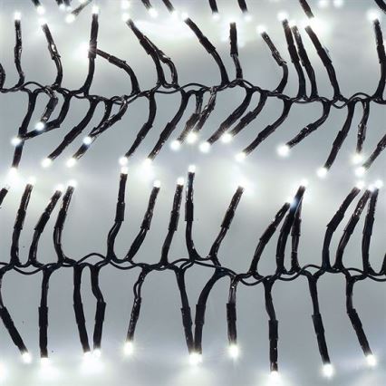 LED Außen-Lichterkette 576xLED/8 Funktionen 8 m IP44 kaltweiß + Fernbedienung