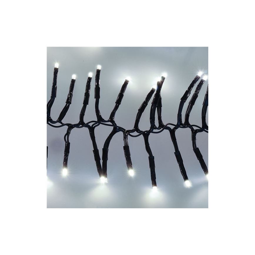 LED Außen-Lichterkette 576xLED/8 Funktionen 8 m IP44 kaltweiß + Fernbedienung
