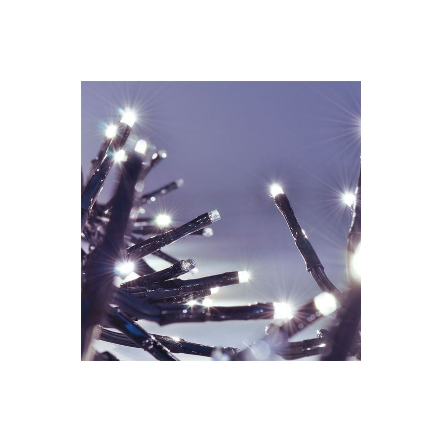 LED Weihnachtskette 576xLED/8 Funktionen 8m IP44 kaltweiß + FB