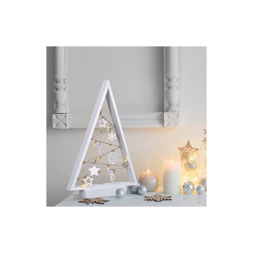 LED Weihnachtsdekoration 15xLED/2xAA