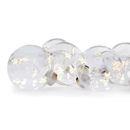 LED Weihnachtskette 2,5 m 30xLED/3xAA