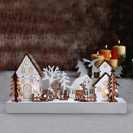 LED-Weihnachtsdekoration LED/2xAA warmweiβ