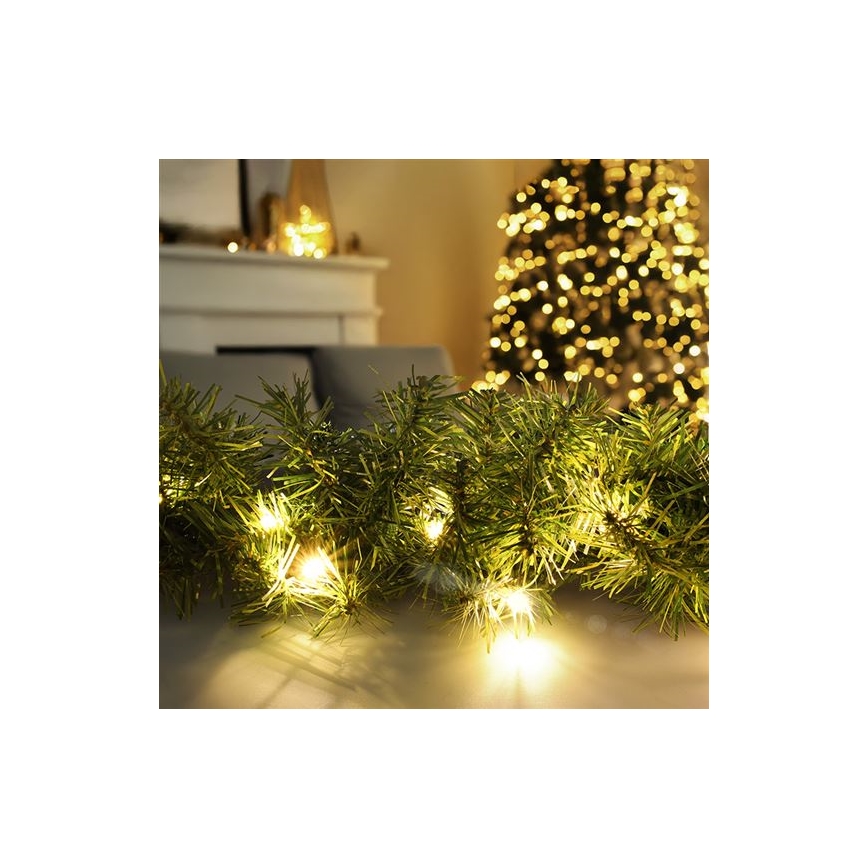 LED-Außen-Weihnachtsgirlande 112 LEDs / 3,6 W / 230 V / 700 cm / IP44