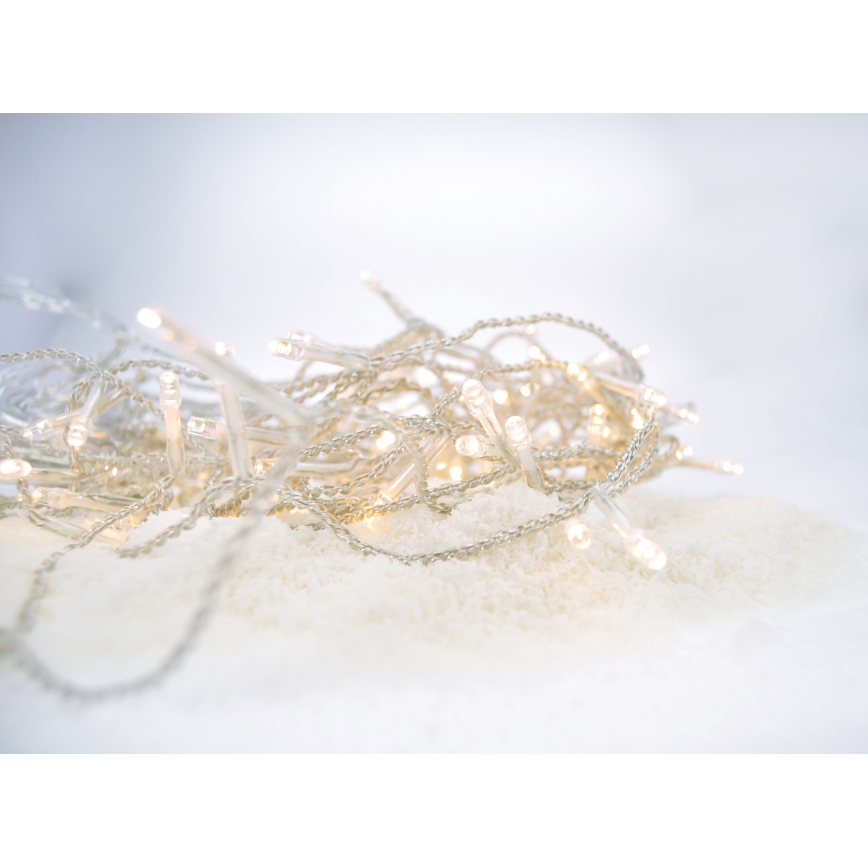 LED-Außen-Lichtervorhang 360xLED/8 Funktionen 15 m IP44 warmweiß